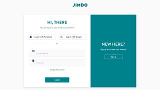 
                            12. Sign In - Hi, there - Jimdo