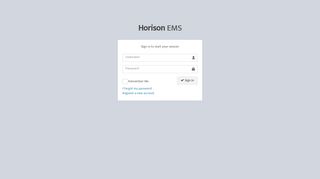 
                            3. Sign in | Horison EMS - Horison Group