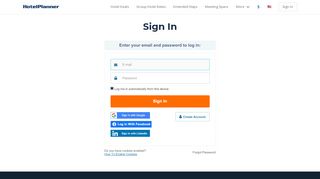 
                            8. Sign In - HotelPlanner.com