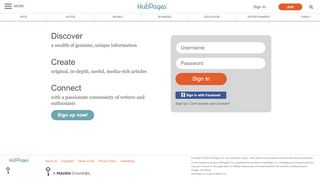 
                            1. Sign In | HubPages