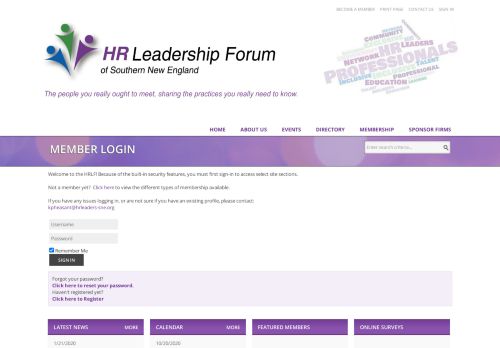 
                            10. Sign In - Human Resources Leadership Forum of Southern ...