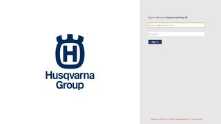 
                            1. Sign In - Husqvarna Group