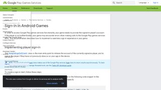 
                            12. Sign-in in Android Games | Play Games Services for Android | Google ...