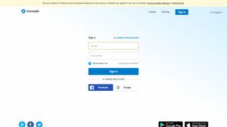 
                            1. Sign in - Inoreader