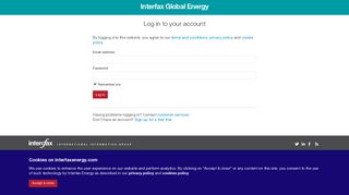 
                            9. Sign in | Interfax Global Energy