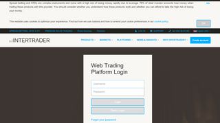 
                            7. Sign in - InterTrader