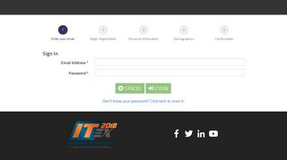 
                            9. Sign In: ITEX 2018 - American Tradeshow Services