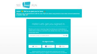 
                            4. Sign in - Jane Clinic Management Software