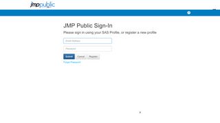 
                            10. Sign In | JMP Public