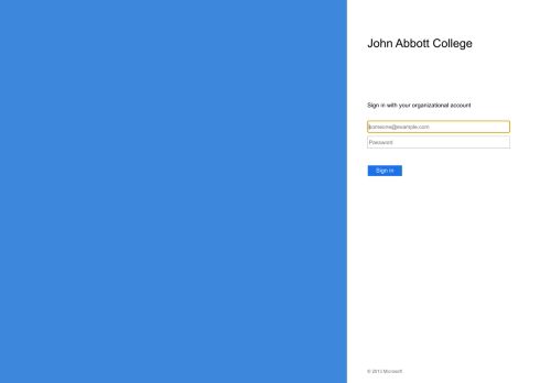 
                            6. Sign In - John Abbott College