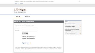 
                            5. Sign-in - J.P. Morgan Asset Management