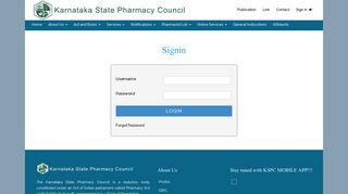 
                            9. Sign in - Karnataka State Pharmacy Council