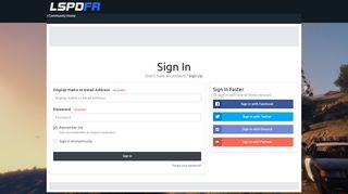 
                            1. Sign In - LCPDFR.com