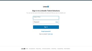 
                            5. Sign In | LinkedIn Recruiter