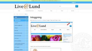 
                            4. Sign in - Live@Lund
