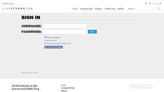 
                            1. Sign-in | LIVESTRONG.COM