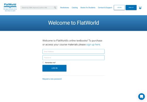 
                            2. Sign In - Log In - FlatWorld