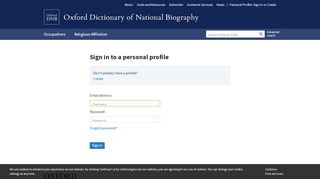 
                            10. Sign In - Login | Oxford Dictionary of National Biography