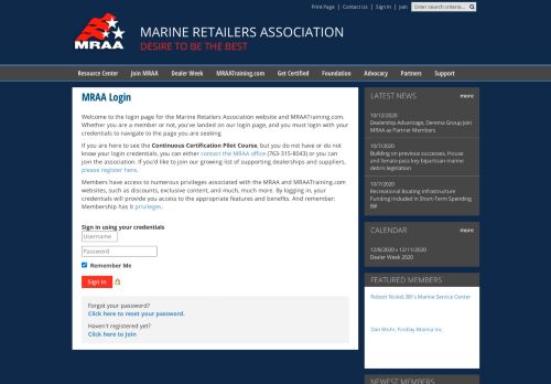 
                            13. Sign In - Marine Retailers Association of the Americas