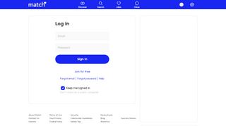 
                            12. Sign in - Match® | Login | The Leading Online Dating Site for Singles ...