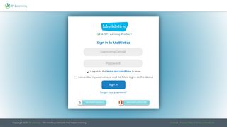 
                            6. Sign in - Mathletics