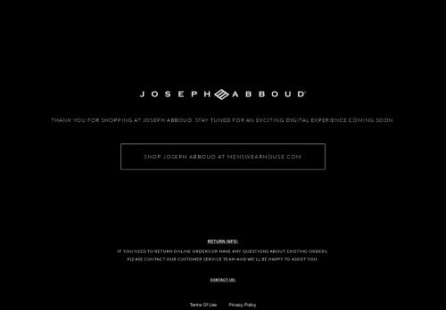 
                            5. Sign In | Men's Wearhouse - Joseph Abboud