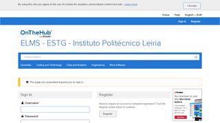 
                            9. Sign In | Microsoft Imagine/ELMS - ESTG - Instituto Politécnico Leiria ...