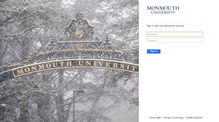 
                            1. Sign In - Monmouth University