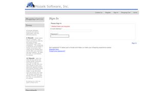 
                            8. Sign In - Mozaik Software