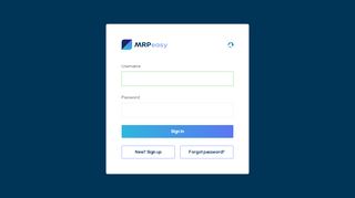 
                            7. Sign in - MRPeasy