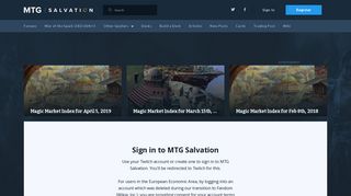
                            5. Sign In - MTG Salvation