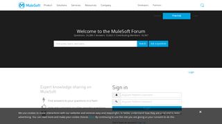 
                            2. Sign in - MuleSoft