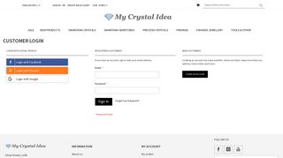
                            11. Sign In - My Crystal Idea