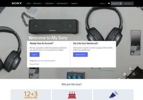 
                            3. Sign in : My Sony : Sony Thailand - Support
