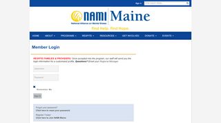
                            11. Sign In - NAMI Maine