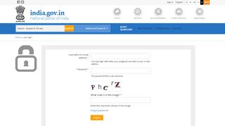 Sign In | National Portal of India