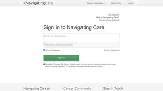 
                            1. Sign In - Navigating Care