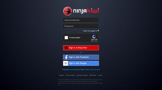 
                            2. Sign in - Ninja Kiwi