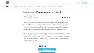 
                            13. Sign in on Paytm made simpler! – Paytm Blog