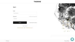 
                            9. Sign In or Create a New Account | Thorne