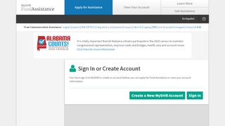 
                            13. Sign In Or CreateAccount - Alabama - MyDHR