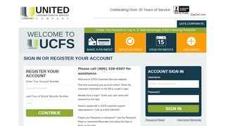 
                            8. Sign In or Register Your Account - United Consumer Financial Services