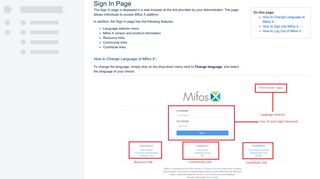 
                            1. Sign In Page - Mifos X User Zone - Project Wiki - MifosForge