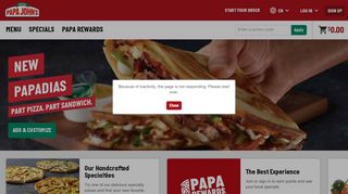 
                            3. Sign In - Papa John's