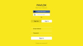 
                            3. Sign in - Pavlok Unlocked