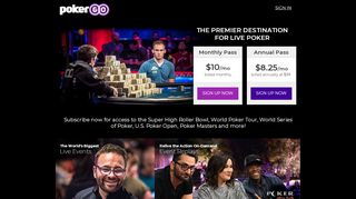 
                            1. SIGN IN - PokerGO