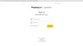 
                            2. Sign In - Practice Plan Patients