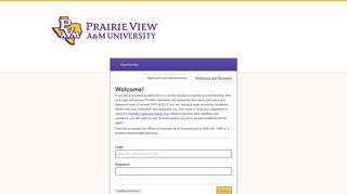 
                            10. Sign In - Prairie View A & M University Scholarships