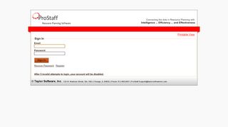 
                            12. Sign In - ProStaff Client Portal - prostaff.net