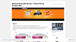 
                            10. Sign In | Qbid.bz Quick Bid Group – Online Penny Auction Site
